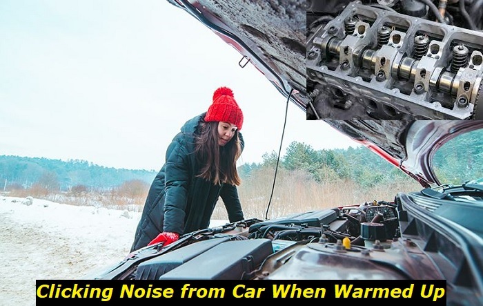 clicking noise from car when warmed up